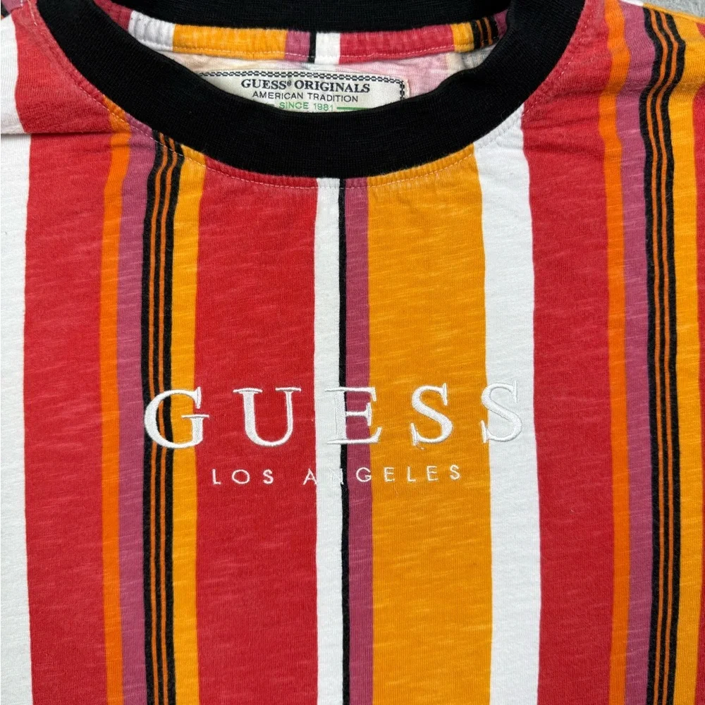 Guess Jeans Los Angeles Striped T-shirt - Picture 3 of 5